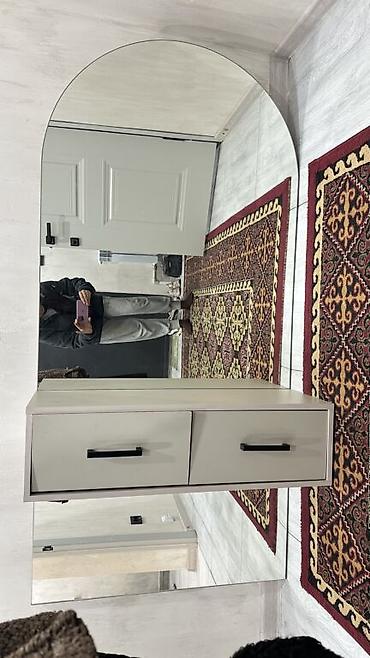 Декор жана интерьер: Торг нет. Продаю красивое большое зеркало с тумбой Размер:190*90 — 5