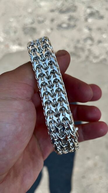 Серебряные цепочки: Серебряные Браслеты Ручная работа Ювелирное украшение Ручная — 38