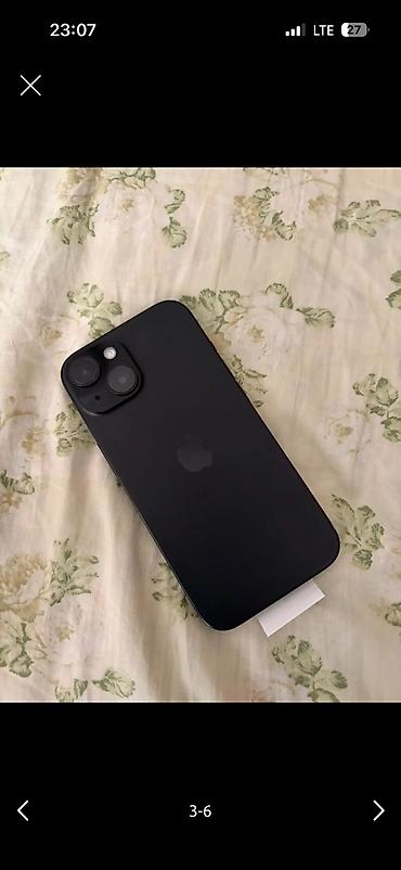 iphone d: IPhone 15, Б/у, 128 ГБ, Black Titanium, Зарядное устройство, Коробка, 81 % — 3