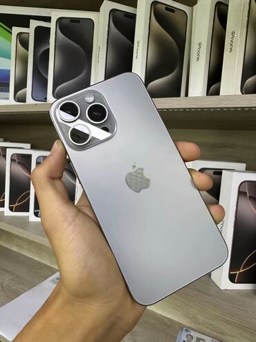 apple mac: IPhone 15 Pro Max, 256 ГБ, White Titanium