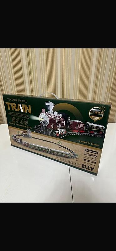 any unboxing giris: VINTAGE MODEL TRAIN – Retro üslubda dəmir yolu dəsti Məhsul — 2