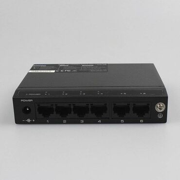 видеонаблюдение комплект: Utepo SF6P-HM - PoE коммутатор, 4 порта POE, 2 порта Uplink SF6P-HM