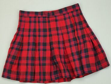 spódniczka mini czerwona w kratkę: Spódnica, H&M, M, stan - Bardzo dobry