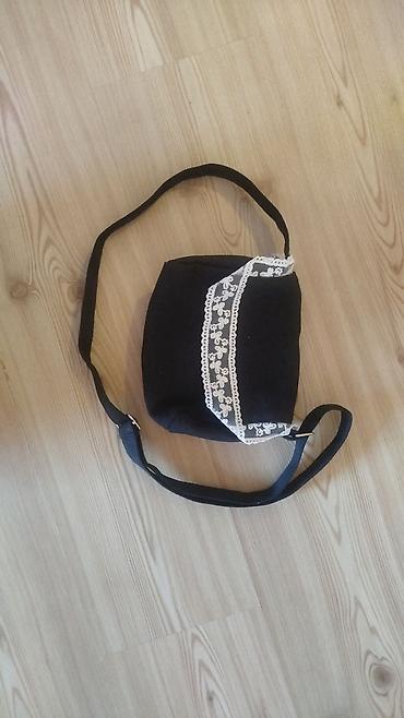 Çantalar: Qara rəngli çiyin çantası - Material: yumşaq parça/tekstil - Rəng — 1