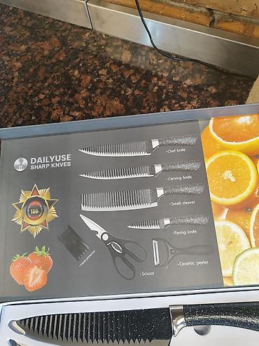 biçag: Mətbəx bıçaqları və alətlər dəsti – DAILYUSE Sharp Knives, 7 parça — 2