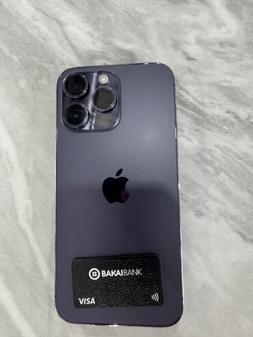 Apple iPhone: IPhone 14 Pro Max, Б/у, 256 ГБ, Наушники, Защитное стекло, Чехол, 85 %
