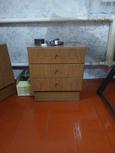 Спальные гарнитуры: Спальный гарнитур, Двуспальная кровать, ДСП, цвет - Коричневый at lalafo.kg — 9 Спальные гарнитуры: Спальный гарнитур, Двуспальная кровать, ДСП, цвет - Коричневый — 9