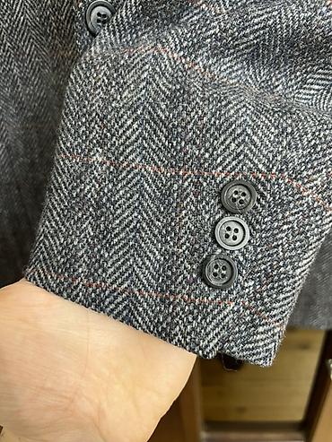 Kişi geyimləri: Kişi tweed blazer/caket - Material: qalın toxumalı tweed — 3