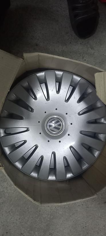polo kabro: Volkswagen təkər qalpakı (kapak) – gümüş rəng - Orijinal VW loqolu — 2