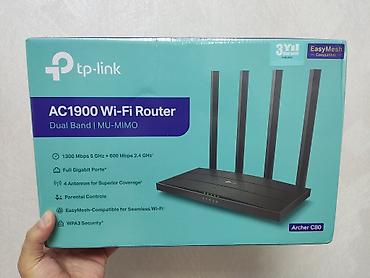 tplink c80: TPlink archer c80 wifi modem router 
Tam yenidir, bagli qutusunda — 1