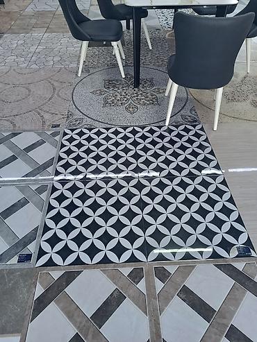 ev divar daslari: Kermoqranitlər. Kafel. Metlax. 60x60 ölçüdə. Keramika döşəmə plitələri — 7