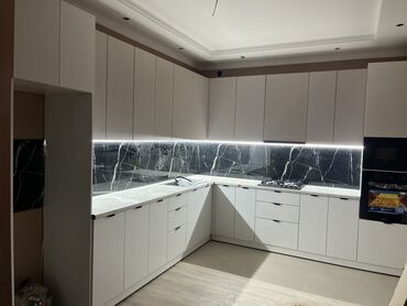 Кухонные гарнитуры: Кухонный гарнитур, Новый, МДФ, Бесплатная доставка — 13