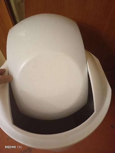 Контейнеры для отходов: 50lt Plastik zibil qutusu – yellənən (swing) qapaqlı 50 lt ttəmiz, əla — 4