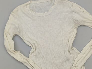 białe bluzki z długim rękawem stradivarius: Tunic, S (EU 36), condition - Good