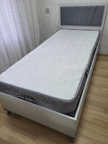 Tək nəfərlik çarpayı və döşək dəsti - Ölçü: təxmini 90x190 sm tək lalafo.az -da Tək nəfərlik çarpayı və döşək dəsti - Ölçü: təxmini 90x190 sm tək