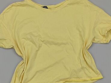żółty t shirty damskie: Top SinSay, S, stan - Dobry