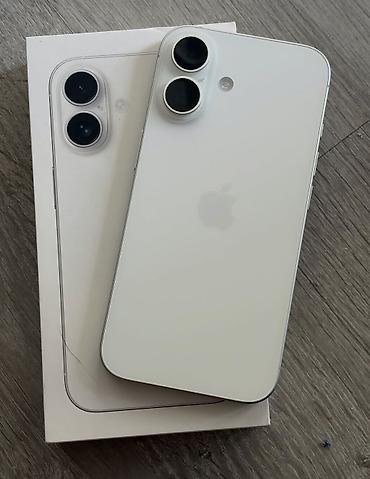 IPhone 16, 128 GB, Ağ, Zəmanət, Barmaq izi, Simsiz şarj lalafo.az -da IPhone 16, 128 GB, Ağ, Zəmanət, Barmaq izi, Simsiz şarj