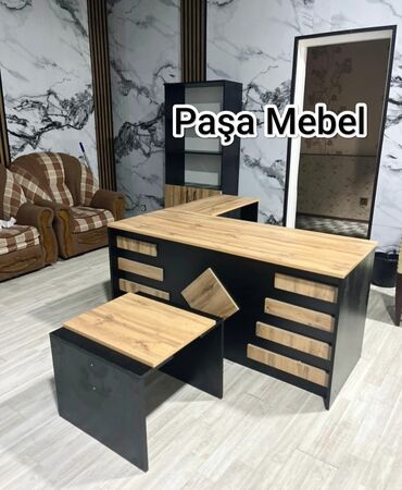 прозрачный стол: Yeni, Müdir üçün, Dördbucaq masa