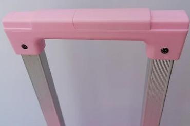 Putni koferi i torbe: Tvrdi kofer na točkiće – ružičasti - Materijal: čvrsta ABS/plastika — 18