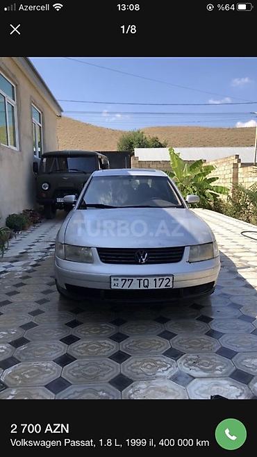 kreditle prava almaq: Volkswagen Passat: 1.8 l | 1999 il Sedan — 1