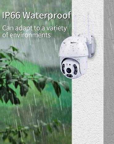 Wifi 3mp PTZ 360° kamera İCsee Yaddaş kartı yuvası, SD kart Funksiya — 4