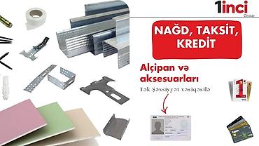 alcipan: Məhsul: Alçıpan və aksesuarları Təsvir: - Divar və tavan sistemləri — 1