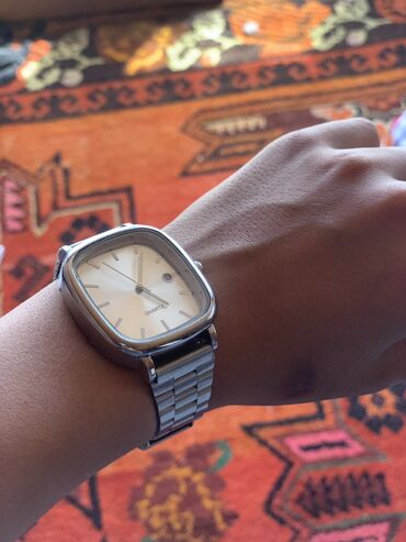 серебро наборы: Классические часы часы, Casio, Серебро, Мужские, Новый