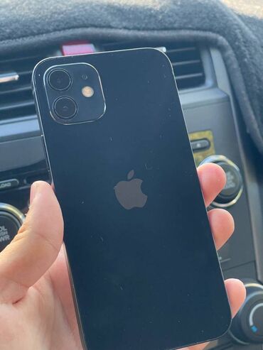 телефон режим нот 12: IPhone 12, Б/у, 128 ГБ, Черный, Зарядное устройство, 78 %