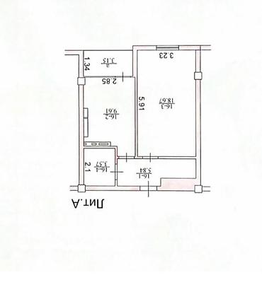 Продажа квартир: 1 комната, 41 м², Элитка, 5 этаж, Готовая ПСО (под самоотделку) — 3