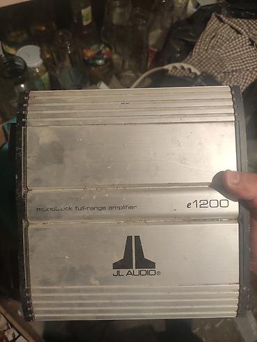 səs mikseri: JL Audio e1200 – monoblok tam diapazon avtomobil gücləndiricisi — 1