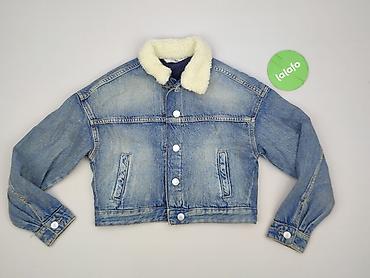 kurtka topshop: Dziecięca kurtka jeansowa, 12 lat, 146-152 cm, H&M, stan - Idealny — 2
