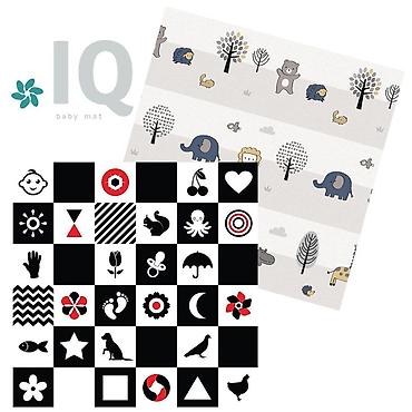 black squad jakna: IQ sklopiva podloga Kontrasti+Žirafko 150x200 cm Sklopiva, dvostrano — 1