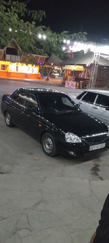 VAZ (LADA): Lada Priora sedan – qara rəng, 4 qapılı, ön və arxa işıqlar orijinal — 10