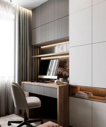 Sifarişlə mətbəx mebeli: Sifarişlə mətbəx dəsti, Özü çəkən petlələr, Sadə laminat, Kredit yoxdur, Pulsuz çatdırılma — 23