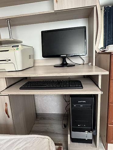 шкафы офисные: Компьютерный стол + ПК + Принтер Xerox 3в1. Готовое рабочее место. Всё — 2