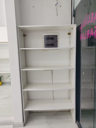 Setka vitrinləri: Mağaza üçün avadanlıq dəsti - Divar üçün metal tor panellər: Ağ — 13