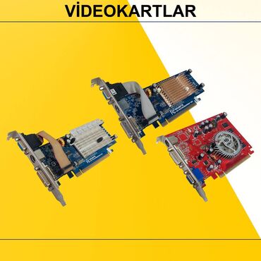 komputerlər satış: Videokartlar ⭐Videokart AMD GV-RX30HM 128MB 64bit Gigabyte DVİ İ, VGA