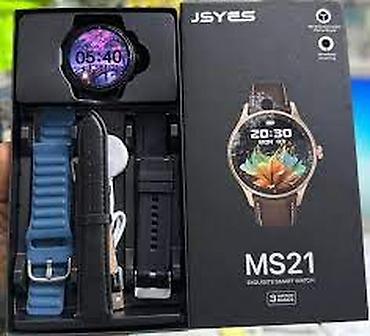 Наручные часы: Kateqoriya: Smart saatlar Brend: Jsyes Model: MS21 Watch Black — 1