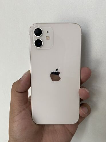 Apple iPhone: IPhone 12, 128 ГБ, Белый, Чехол, 87 %