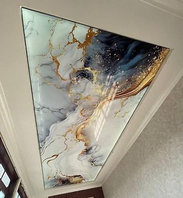 Натяжной потолок: Натяжной потолок Глянцевое, Матовое, 3D потолки Гарантия, Бесплатная консультация, Бесплатный замер — 15