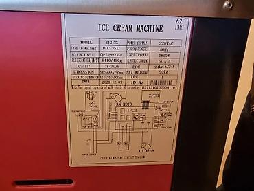 Dondurma aparatı Ice cream machine BJ218S 18-20L/H 3 Rəngli Masaüstü at lalafo.az — 6 Dondurma aparatı Ice cream machine BJ218S 18-20L/H 3 Rəngli Masaüstü — 6
