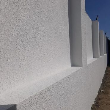 Fasad işləri: •Fasadda müxtəlif naxış formasında Tarsofka, Boya, Reng, Dekorativ — 16