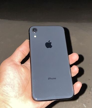 ноутбуки apple цена в бишкеке: IPhone Xr, Б/у, 128 ГБ, Space Gray, Защитное стекло, Чехол, 100 %