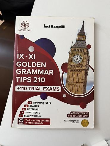 5 ci sinif tarix is defteri: Məhsul: IX–XI Golden Grammar Tips 210 (+110 Trial Exams) – ingilis — 1