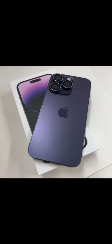 iphone 14 pro azerbaycan: IPhone 14 Pro, 128 GB, Deep Purple