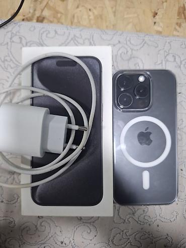 iphone qw: Айфон15про 256 сатылат абалы өтө жакшы, таза, царапина жок, идеальный — 4