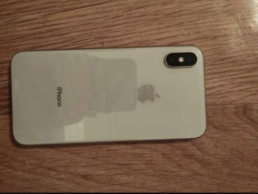 обмен тел: IPhone X, Колдонулган, 256 ГБ, Ак, Коргоочу айнек, Каптама, Куту, 55 %