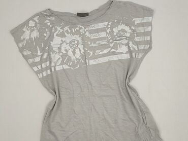 szare t shirty damskie: Women`s T-shirt, C&A, size S (EU 36)