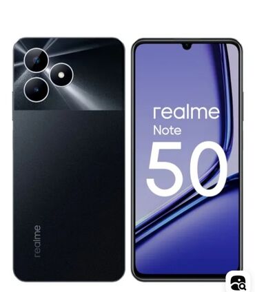 iphone телефон: Realme Note 50, 64 GB, rəng - Gümüşü, Sensor