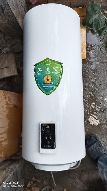 suyu olcen cihaz: Haier elektrik su qızdırıcısı (boiler) az işlənmiş vəziyyətdədir. - — 1